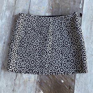 Milly Geometric Mini Skirt